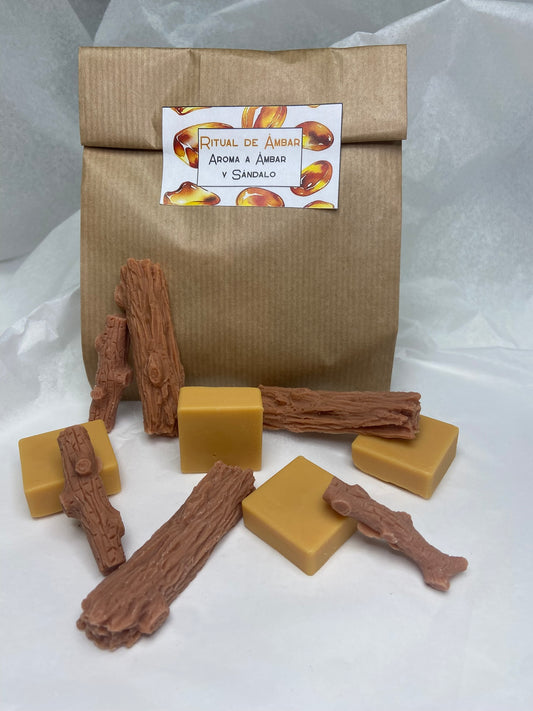 Wax Melt Ámbar y Sándalo