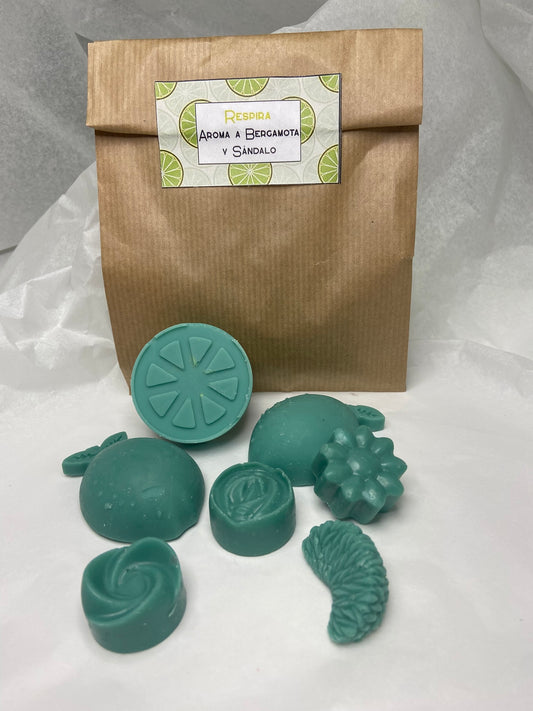 Wax Melt Bergamota y Sándalo